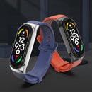 For Xiaomi Mi Band 7 / 7 NFC MIJOBS CS Metal Case + Silicone Watch Band(Black)