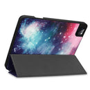 For iPad Pro 11 inch 2020 Painted TPU Smart Tablet Holster With Sleep Function & Tri-Fold Bracket & Pen Slot(Galaxy Nebula)