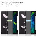 For iPad Pro 11 inch 2020 Painted TPU Smart Tablet Holster With Sleep Function & Tri-Fold Bracket & Pen Slot(Big Eye ME)