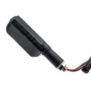 2 PCS PE-ZSR-237 Motorcycle Rectangular Two-color LED Running Water Flashing Turn Signal Light(Yellow + Red Light)