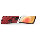 PC + TPU Magnetic Ring Holder Phone Case For iPhone 14 Pro (Red)