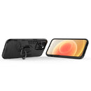 PC + TPU Magnetic Ring Holder Phone Case For iPhone 14 Pro Max (Black)