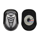 2 PCS PE-ZST-5404 Car/Motorcycle Universal V-Shaped LED Running Water Flashing Turn Signal Light, Light Shell Color:Grey White(Yellow + White Light)