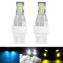 1 Pair 7443 DC 12V-24V 12W 1800LM Car LED Fog Light(White Light)