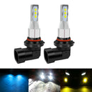1 Pair 9005 DC 12V-24V 12W 1800LM Car LED Fog Light(White Light)