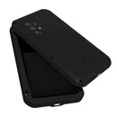 For Samsung Galaxy A53 LOVE MEI Metal Shockproof Waterproof Dustproof Protective Phone Case with Glass(Army Green)