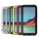 For Samsung Galaxy S22 Ultra 5G LOVE MEI Metal Shockproof Waterproof Dustproof Protective Phone Case(Army Green)