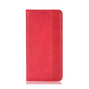 For Motorola Moto G71s/G82 5G/G52 4G Magnetic Buckle Retro Crazy Horse Leather Phone Case(Red)