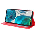 For Motorola Moto G71s/G82 5G/G52 4G Magnetic Buckle Retro Crazy Horse Leather Phone Case(Red)