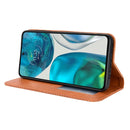 For Motorola Moto G71s/G82 5G/G52 4G Magnetic Buckle Retro Crazy Horse Leather Phone Case(Brown)
