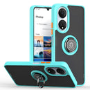 For Honor X7 Q Shadow 1 Series TPU + PC Phone Case with Ring(Sky Blue)