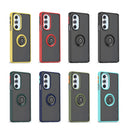 For Motorola Edge X30/30 Pro/Plus 2022 Q Shadow 1 Series TPU + PC Phone Case with Ring(Sky Blue)