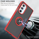 For Motorola Edge X30/30 Pro/Plus 2022 Q Shadow 1 Series TPU + PC Phone Case with Ring(Sky Blue)