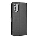 For Motorola Moto G22 / E32s 4G Diamond Texture Leather Phone Case(Black)