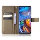 For Motorola Moto G22 / E32s 4G Diamond Texture Leather Phone Case(Brown)