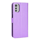 For Motorola Moto G22 / E32s 4G Diamond Texture Leather Phone Case(Purple)