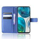 For Motorola Moto G71s / G82 / G52 4G Diamond Texture Leather Phone Case(Blue)