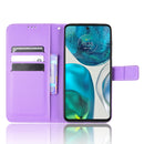 For Motorola Moto G71s / G82 / G52 4G Diamond Texture Leather Phone Case(Purple)