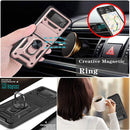 For Samsung Galaxy Z Flip4 Sliding Camera Cover Design TPU+PC Protective Phone Case(Rose Gold)