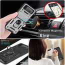 For Samsung Galaxy Z Flip4 Sliding Camera Cover Design TPU+PC Protective Phone Case(Silver)