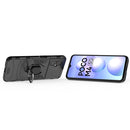 For Xiaomi Poco M4 5G / Poco M5 5G / 4G Shockproof PC + TPU Phone Case with Magnetic Ring Holder(Black)