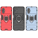 For Xiaomi Poco M4 5G / Poco M5 5G / 4G Shockproof PC + TPU Phone Case with Magnetic Ring Holder(Black)