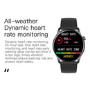 KC08 1.28 inch IPS Screen Smart Wristband, Support Sleep Monitoring/Heart Rate Monitoring(Black)