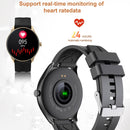 L1 1.32 inch IPS Color Screen Smart Wristband, Support Sleep Monitoring/Heart Rate Monitoring(Rose Gold)
