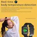 Q9 Pro 1.7 inch TFT HD Screen Smart Watch, Support Body Temperature Monitoring/Heart Rate Monitoring(Pink)