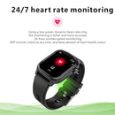 Q25 1.7 inch TFT HD Screen Smart Watch, Support Bluetooth Calling/Blood Pressure Monitoring(Blue)