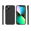 Full Matte TPU Phone Case For iPhone 14 (Black)