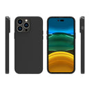 Full Matte TPU Phone Case For iPhone 14 Pro Max (Black)