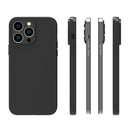 Full Matte TPU Phone Case For iPhone 14 Pro Max (Black)