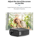 Foqucy GX100 800x480 1800 Lumens LED HD Digital Projector,Wifi Version, US Plug(White)