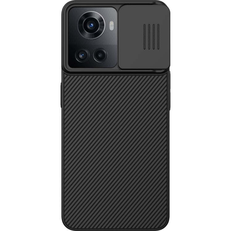 For OnePlus Ace 5G/10R 5G NILLKIN Black Mirror Series Camshield PC Phone Case(Black)