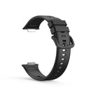 For Huawei Watch Fit 2 Solid Color Silicone Watch Band(Black)