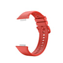 For Huawei Watch Fit 2 Solid Color Silicone Watch Band(Red)