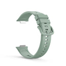 For Huawei Watch Fit 2 Solid Color Silicone Watch Band(Grey Green)
