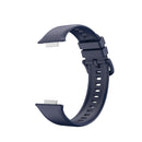 For Huawei Watch Fit 2 Solid Color Silicone Watch Band(Blue)