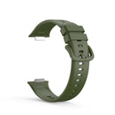 For Huawei Watch Fit 2 Solid Color Silicone Watch Band(Green)