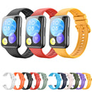 For Huawei Watch Fit 2 Solid Color Silicone Watch Band(Black)