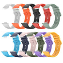 For Huawei Watch Fit 2 Solid Color Silicone Watch Band(Grey Green)
