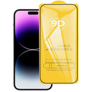 For iPhone 14 Pro 9D Full Glue Screen Tempered Glass Film