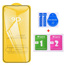 For iPhone 14 25pcs 9D Full Glue Full Screen Tempered Glass Film