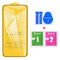 For iPhone 14 25pcs 9D Full Glue Full Screen Tempered Glass Film