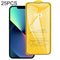 For iPhone 14 25pcs 9D Full Glue Full Screen Tempered Glass Film