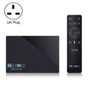 H96 Max 2GB+16GB 8K Smart TV BOX Android 11.0 Media Player with Remote Control, Plug Type:UK Plug