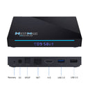 H96 Max 4GB+64GB 8K Smart TV BOX Android 11.0 Media Player with Remote Control, Plug Type:UK Plug