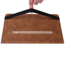 For Lenovo Tab M10 10.1 3rd Gen Skin Feel Solid Color Zipper Leather Tablet Case(Brown)