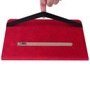 For Lenovo Tab M10 10.1 3rd Gen Skin Feel Solid Color Zipper Leather Tablet Case(Red)